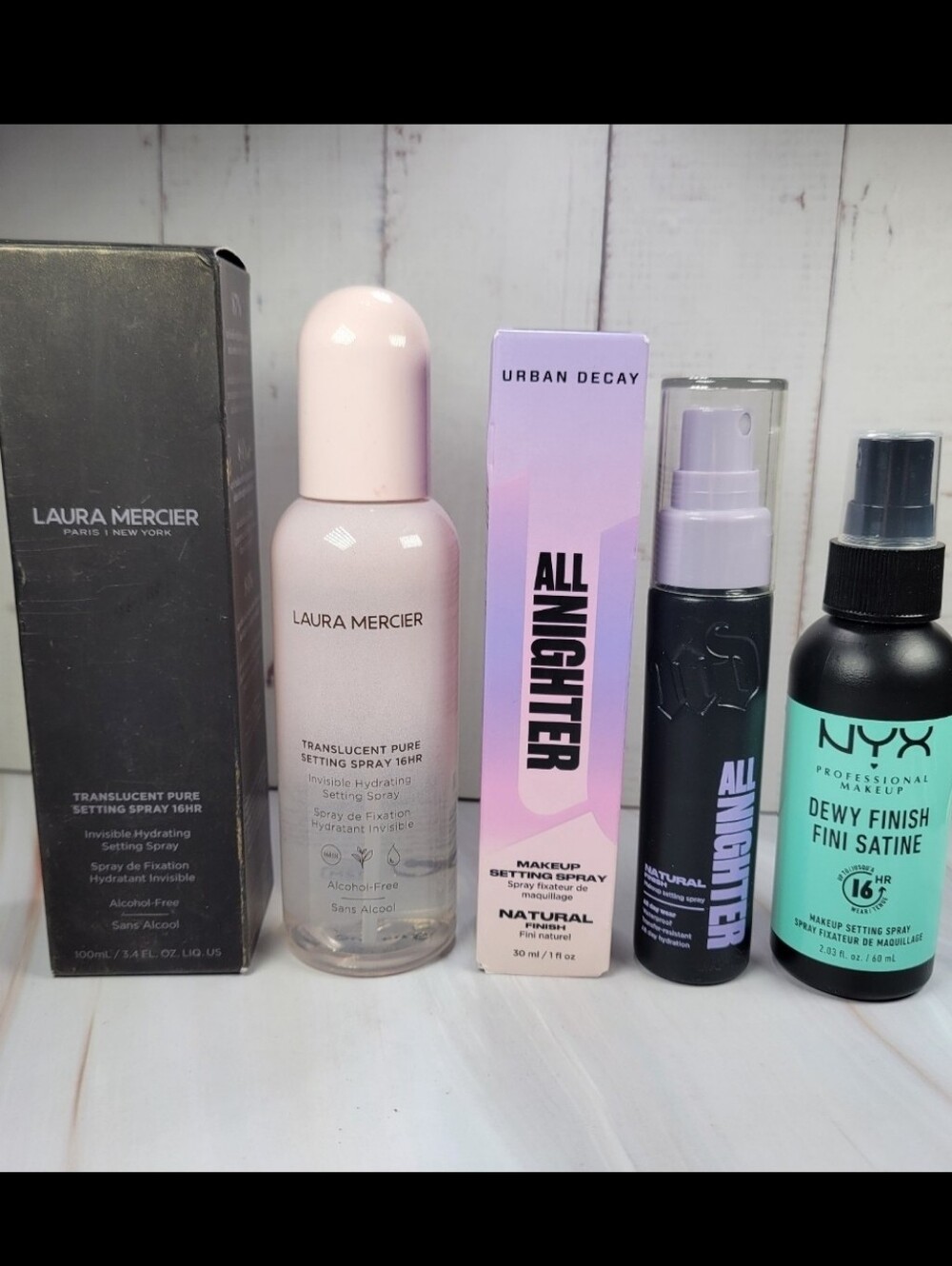 Laura Mercier, Urban Decay and Nyx Setting Spray Bundle NEW!